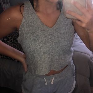 Sweater tank top